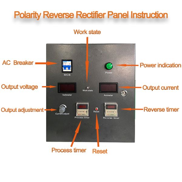 12V 50A 600W Electroplating Power Supply Polarity Reverse Plating Rectifier