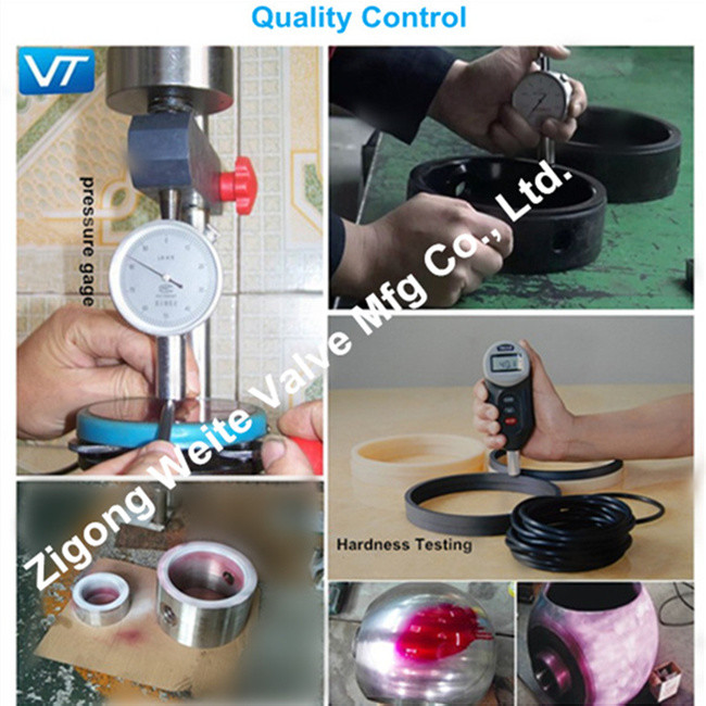 6'' 300LB Gear Operated Ball Valve A105 ENP Blowout Proof A105 ENP Ball Valve