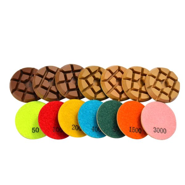 Super Fine 3 Inch Flexible Diamond Polishing Pads Good And Stable Performance