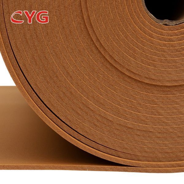 Black Fire Retardant Insulation Foam 12mm / 15mm Thickness With Aluminium Foil