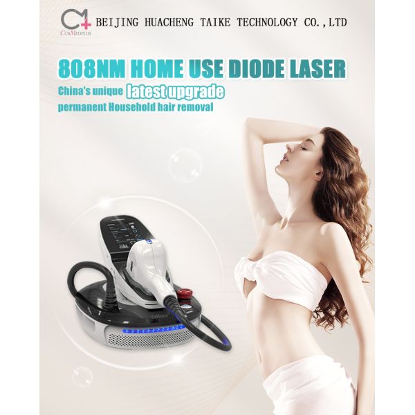 Mini Diode Laser Hair Removal Ice Home Device 755 808 1064nm for Skin Rejuvenation