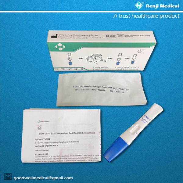 One Step Antigen Rapid Test Kit Colloidal Gold Type For COVID 19