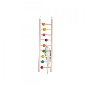 Buy cheap 9 steps wooden bird ladders for sale,for cockatiels and conures ,small product
