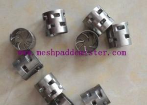 China 25mm 304 Metal Pall Ring Distribution Of Gas Liquid Tower Packing on sale