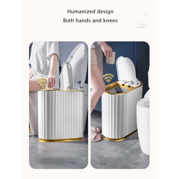 Incense Mosquito Repellent Intelligent Induction Dustbin 12Ltr Induction Trash Can