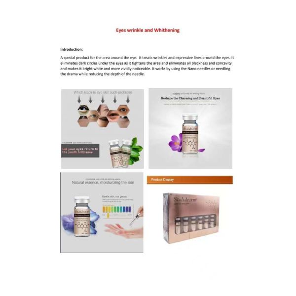 Mesotherapy Needling Roller Micro Needle Derma Roller for Customized Skin Booster