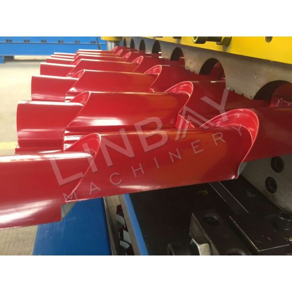 0.4-0.6mm Prepainted Color Roofing Roll Forming Machine Semi Circular