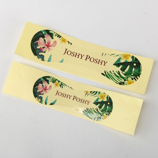 11cm Clear Vinyl Stickers Hygienic Self Adhesive Printer Paper For Swimwear