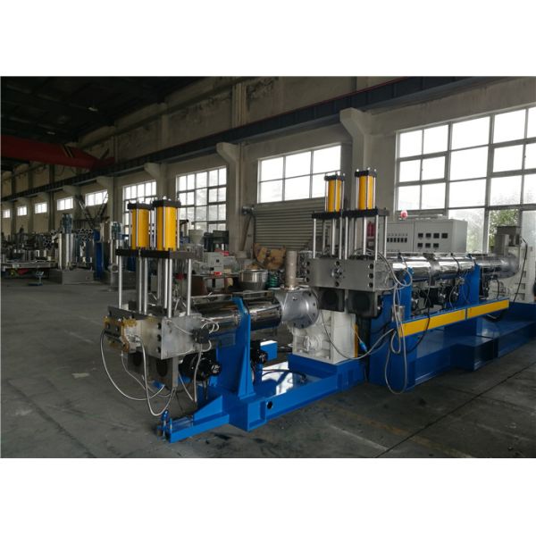 Double Stage Waste Polythene Recycling Machine , Plastic Reprocessing Machine