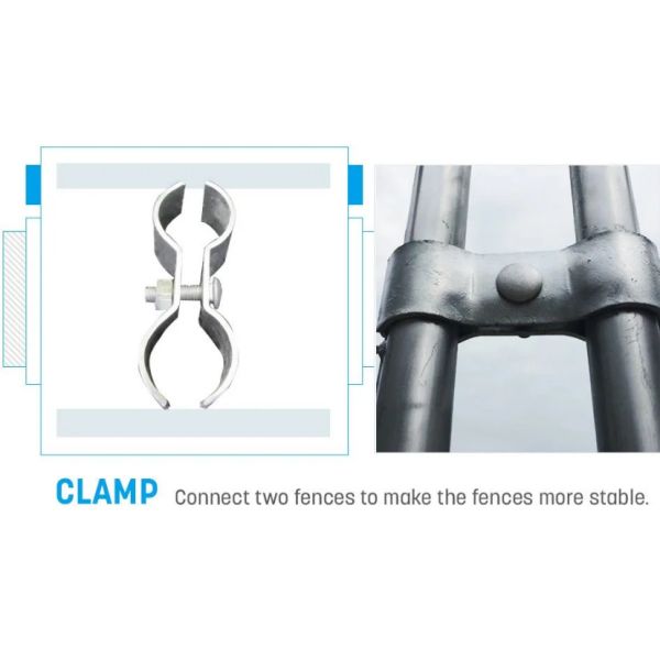 1.2mm W10.5ft Temporary Security Fence OHSAS Hot Dip Galvanized Fence