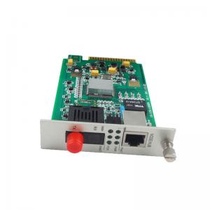 Buy cheap Card Type Fiber Optic Media Converter , Ethernet To Fiber Optic Converter product