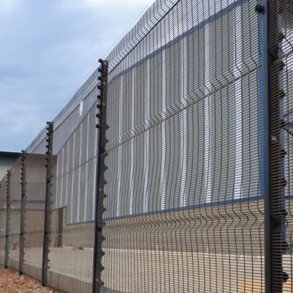 Affordable Galvanized Anti Climb Metal 3 Wave Bends 358 Security Wire Mesh Fence With Barbed Wire