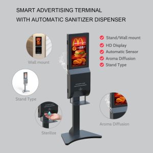 Digital Signage Scent Diffuser Machine Advertising Mionitor Display Hand