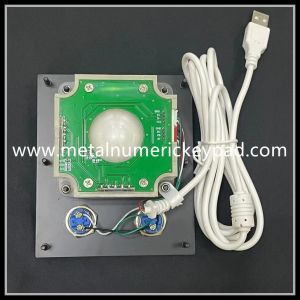 Metal Computer Mouse Trackball Waterproof IP67 Metal Mouse Positioner