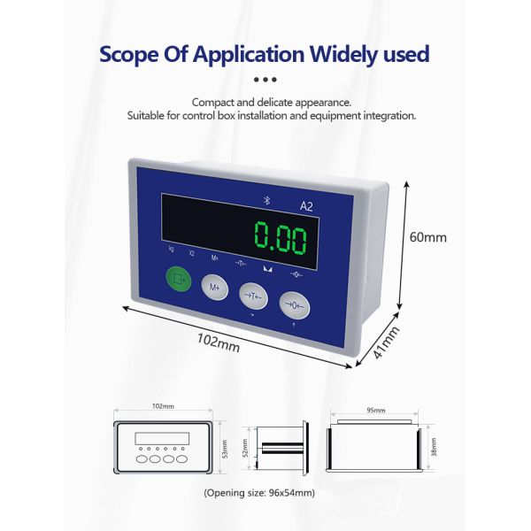 Embedded Meter Weighing Indicator with Customized ODM Support and AC/DC Power Supply