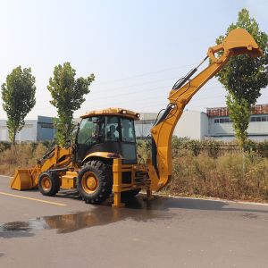 Urban Engineering Backhoe Loader Compact 1m3 Bucket Capacity