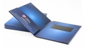 China 7 inch A4 size LCD video brochure with inside pockets,lcd video mailer cost effective for US on sale