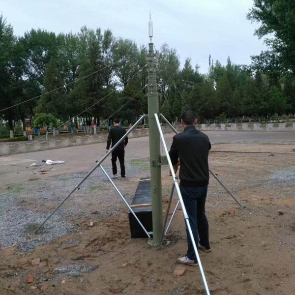 Guyed Telescopic Aerial Mast