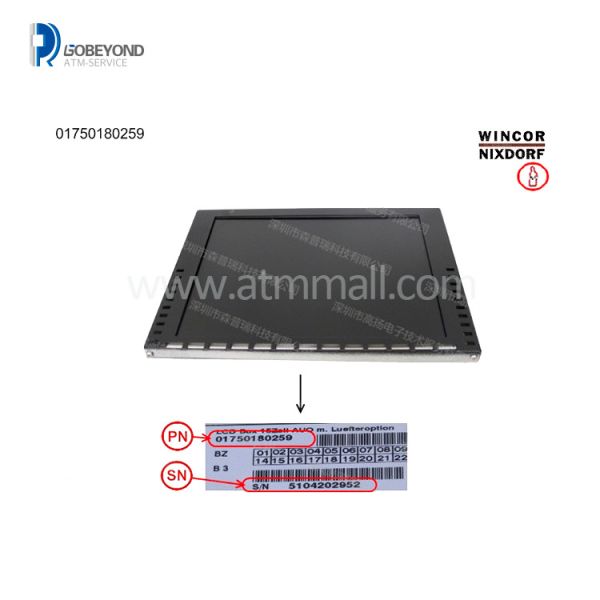 1750180259 ATM Display Monitor 15" LCD