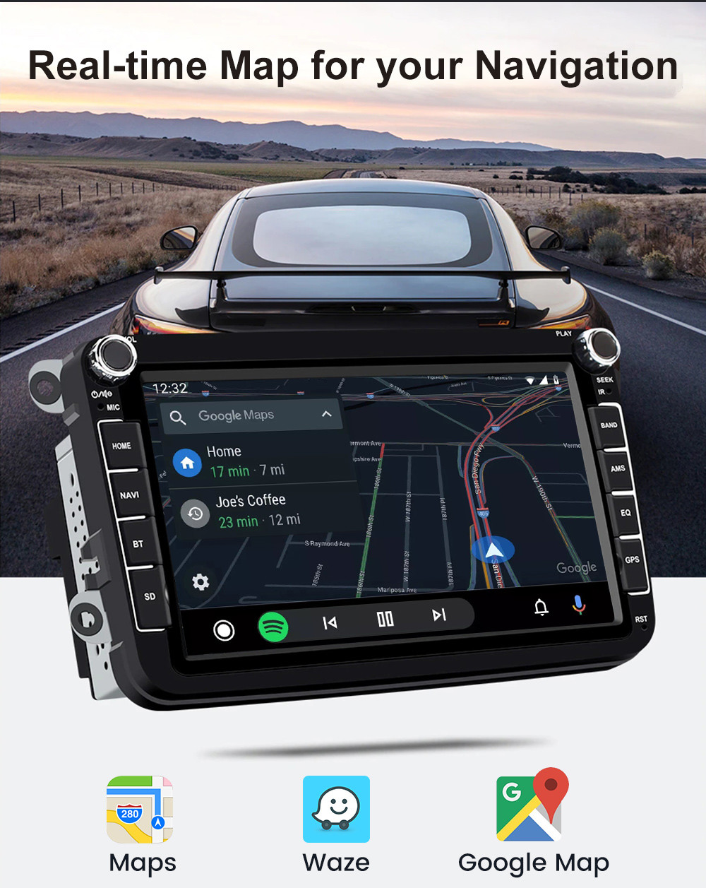 CPC200-TBox UHD Wireless Adapter Carplay Andriod Auto to Multimedia Play Carlink TBox UHD HDMI Ai Box 64Gb