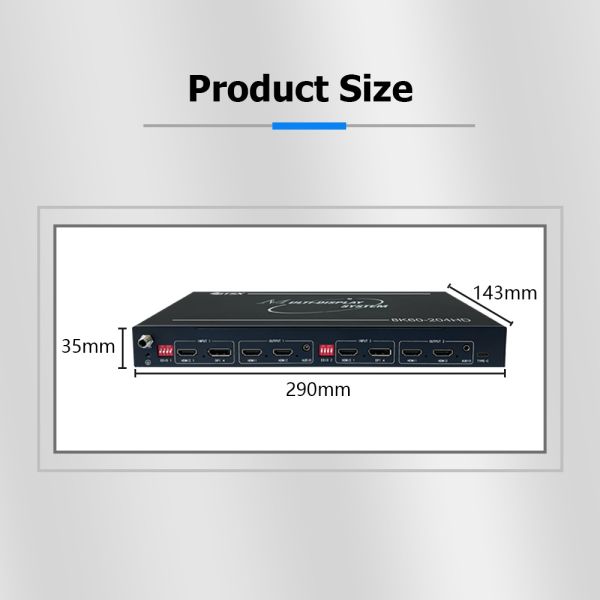 Temperature Resistant Video Wall Controller for -10∘C∼50∘C Environments