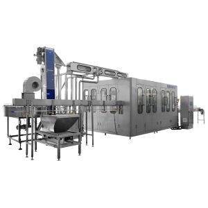 Monoblock Bottle Rinsing Filling Capping Machine 30000BPH 80 Nozzles