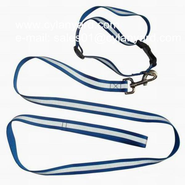 Quality Dye sublimation polyester lanyard dog collar and dog leash set, for sale