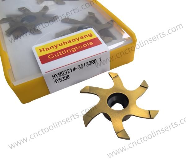 Professional Grooving Milling Insert HYMG3214-35130R0.1 with HYB308 Coating –