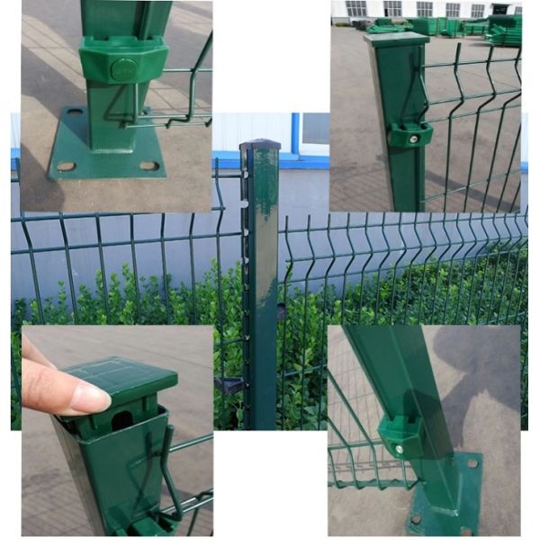 Cheap Galvanized Iron Wire Mesh Panel 3d Curved Houses Garden Perimeter Fence Manufacture