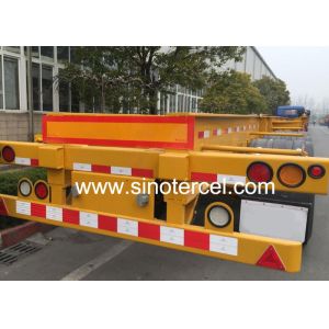 Telescopic Boom 40t Sidelifter Trailer Lifting Mechanism With Air Suspension