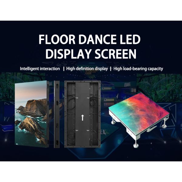 Colorful Interactive LED Dance Floor Screen P3.91 For Christmas Decoration