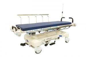 China Hydraulic Folding Patient Transfer Trolley 235kg Medical Rescue Stretcher Bed on sale