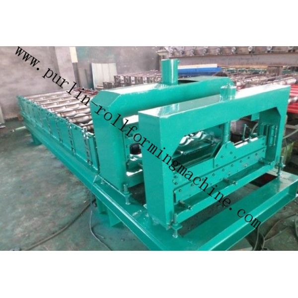 Full-Automatic Standing Seam / Floor Deck Cold Roll Forming Machine 0.4mm - 0.8mm