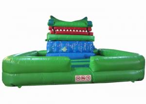 Buy cheap Crocodile cartoon themed inflatable water slide with big water pool big inflatable crocodile water pool slide product