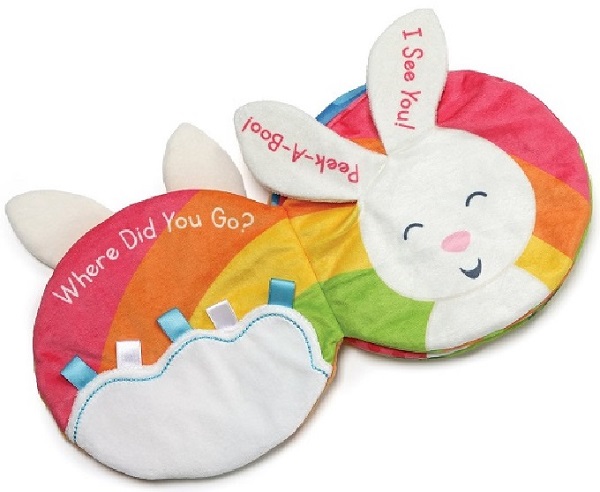 8" Soft Books For Infants , Baby Sensory Book Stimulating Activity