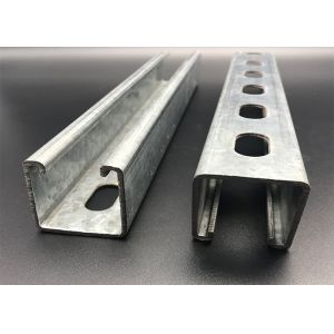 Buy cheap Powder Coated Metal Strut Channel Slotted 41x21 Hot Dip Galvanized product
