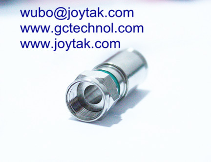 F Compression Connector F Plug Compression connector For RG59 Coax Cable connector