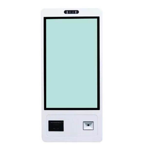 Win/Andr 32'' Touch Screen Kiosk with 80mm Built-In Printer and Two Demension Scanner