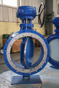 Buy cheap Double Eccentric Bi-Directional Metal Seated Butterfly Valve (D343H) product