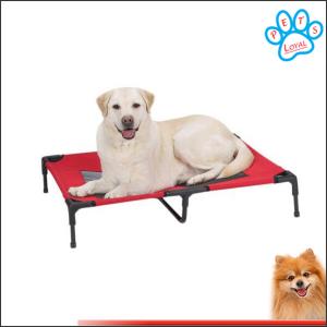 Buy cheap dog bed elevated Travel best elevated dog bed Steel-Framed Bed Cot with Knitted Fabric product