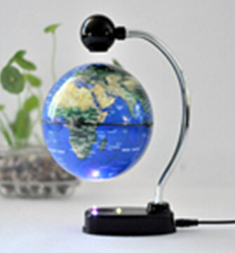 led light magnetic floating levitate pop 6inch globe gift desk toy