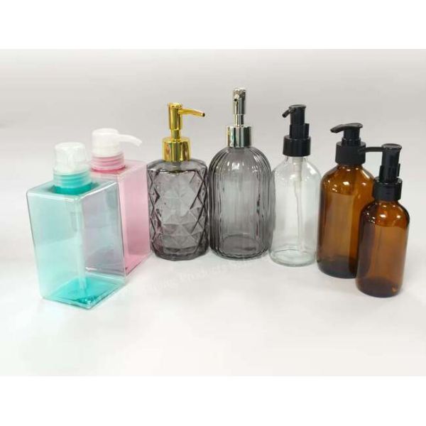 Customized Hotel Shampoo Bottles Plastic Green For Shower