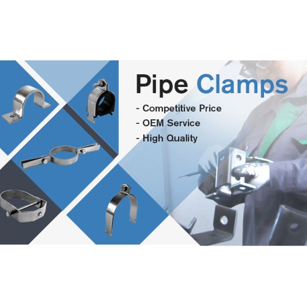 Full Range Burr-free 3/4" 25mm 27mm Electrical Carbon Steel Metal Pipe Clamps