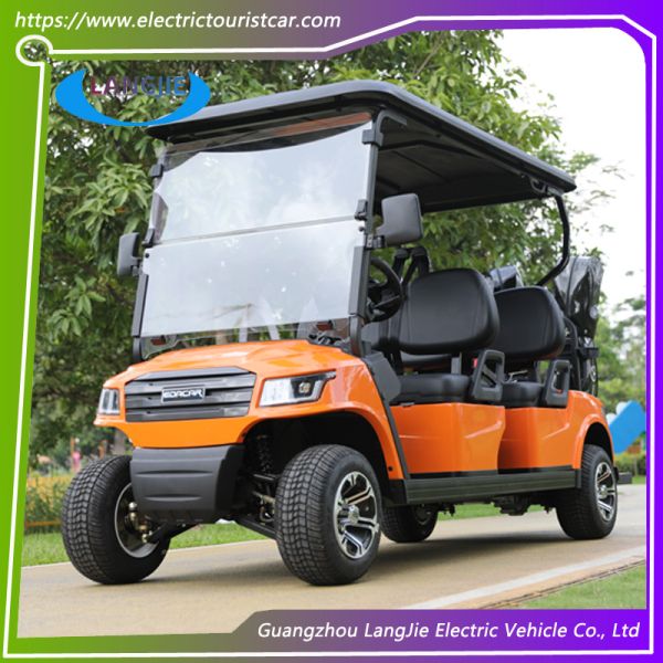 CE Certificated With Roof 4 Seats Cheap Electric Golf Carts Price With 48V Battery