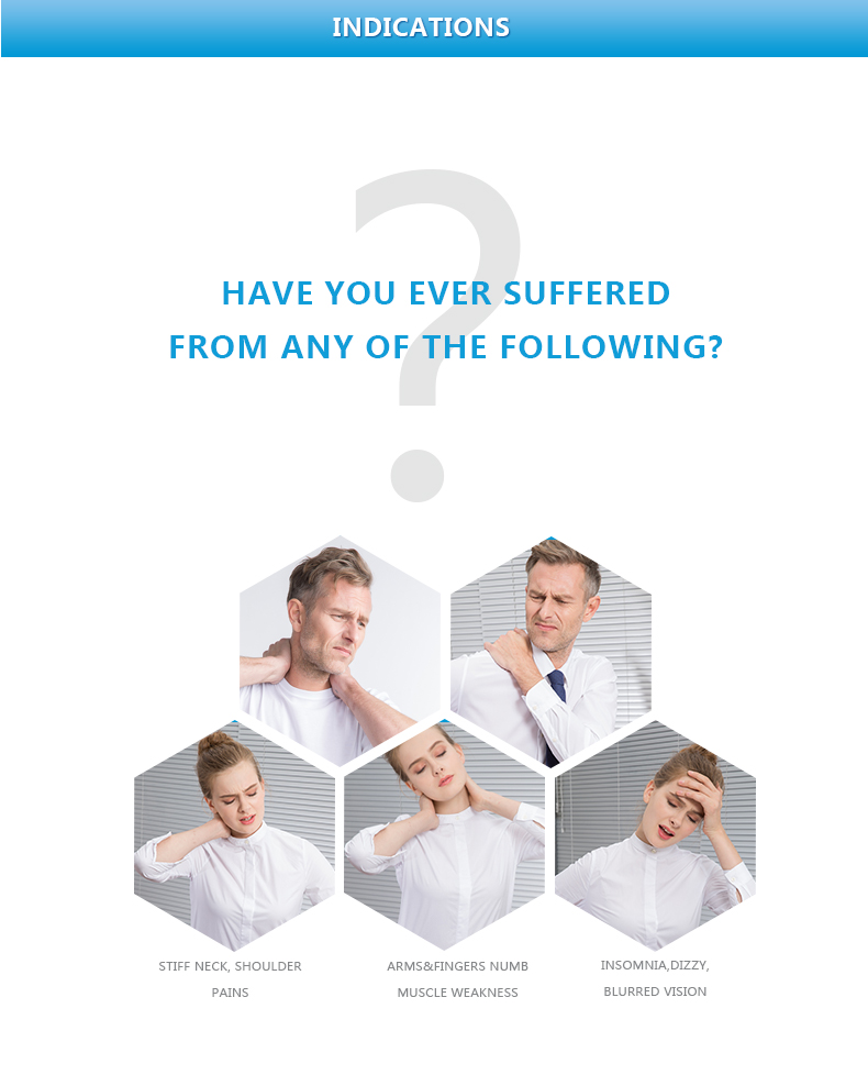 High quality portable traction and relaxation cervical device use