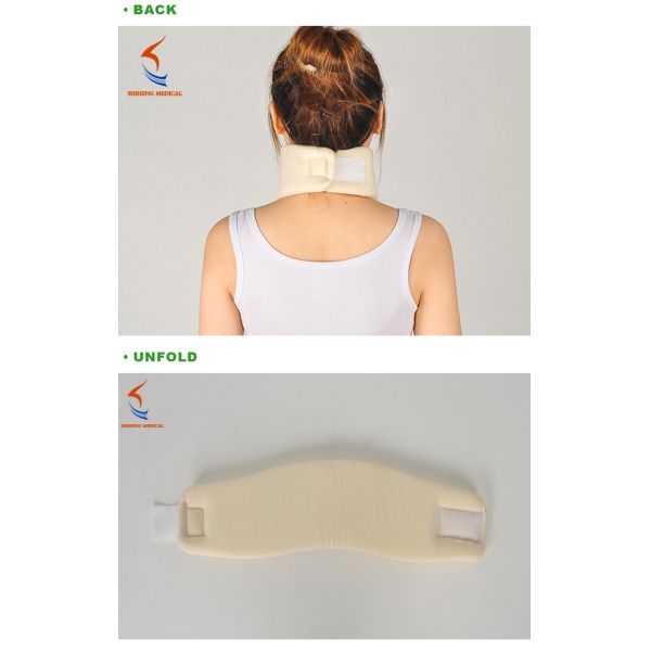CE certification soft medical neck collar several color breathable foam neck brace
