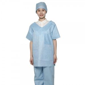 Buy cheap S-5XL Disposable Hospital Scrubs Medical Nurse Suit 35gsm SMS Material product
