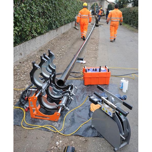 90 - 315 Mm Wheels Butt Fusion Welding Machine With Wyes Clamps Steel Frame