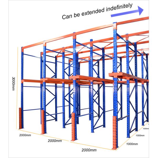 Drive Through Rack Heavy Duty Pallet Rack Drive in racking
