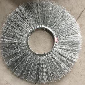 Buy cheap 188X760mm Steel Wire Mechanical Sweeper Wafer Brushes Replacement product
